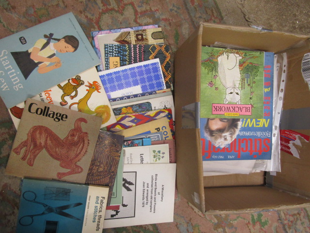 box Sewing and needlework books/booklets etc