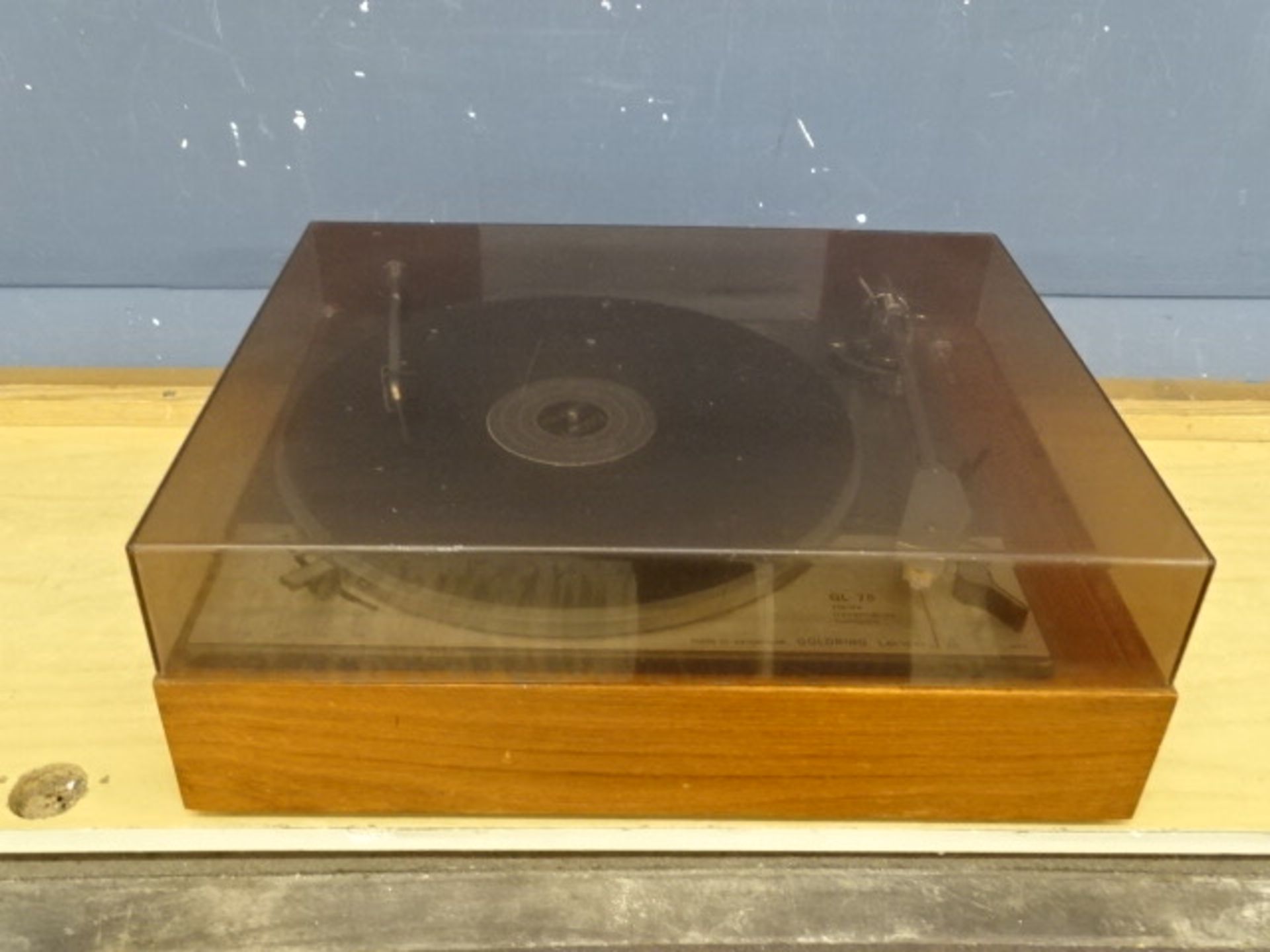 Vintage Goldring Lenco GL 75 stereo transcription turntable from a house clearance - Image 3 of 3