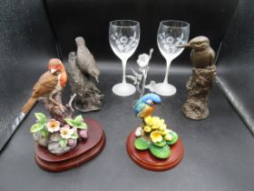 Border Fine Arts kingfisher and other related ceramics and glass