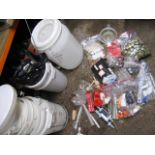 Brewing accessories inc brewing buckets, bottle lids, corks, tubes and all the paraphernalia