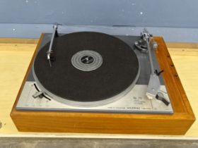 Vintage Goldring Lenco GL 75 stereo transcription turntable from a house clearance