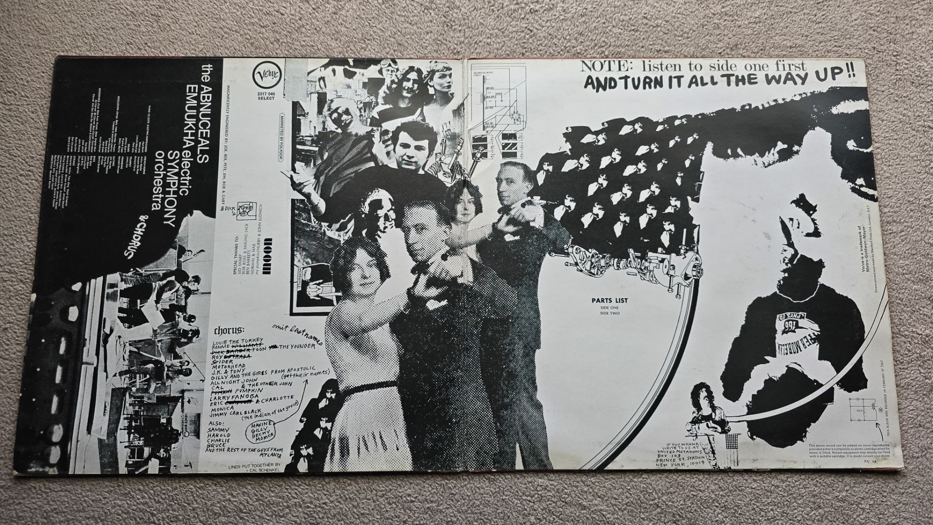 Frank Zappa - Lumpy Gravy Rare UK Verve 1972 Vinyl LP + Gatefold Sleeve - Image 3 of 6