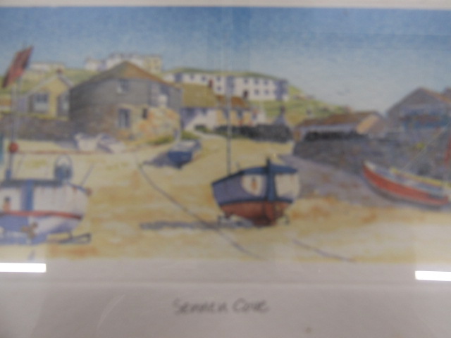 set 5 West country coastal prints 26x13cm - Image 3 of 6