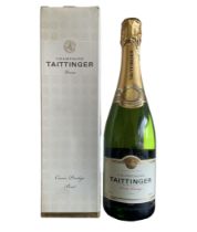 Boxed bottle of Taittinger Cuvee Prestige BRUT 12%vol 75cl