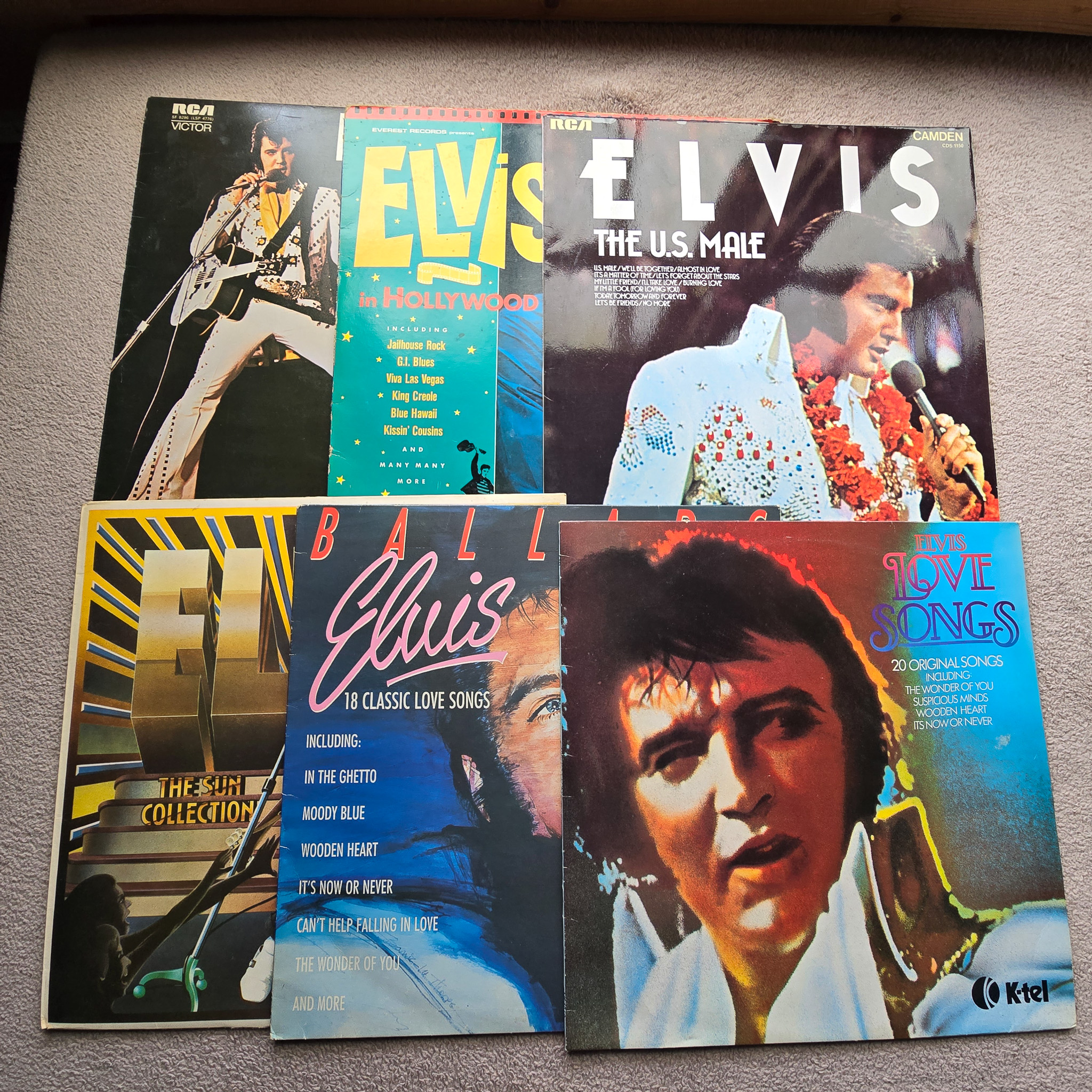 Collection of 50's and 60's Vinyl LP's including Elvis Presley etc - Image 2 of 5
