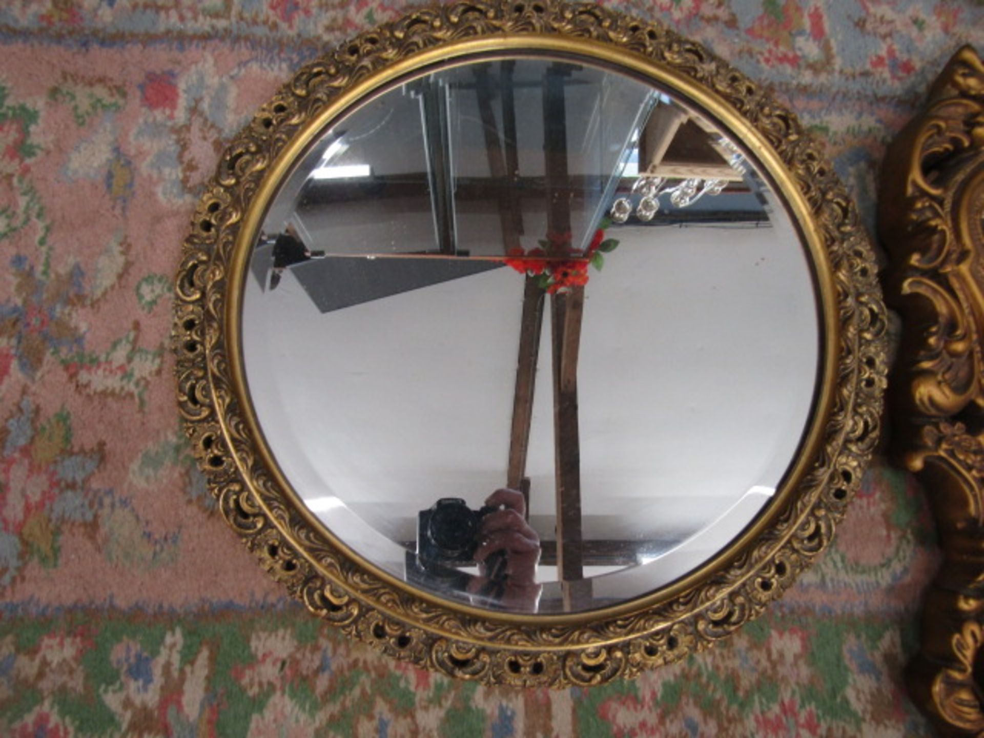 2 ornate mirrors - Image 3 of 5