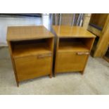 Pair of mid century Avalon bedside cabinets