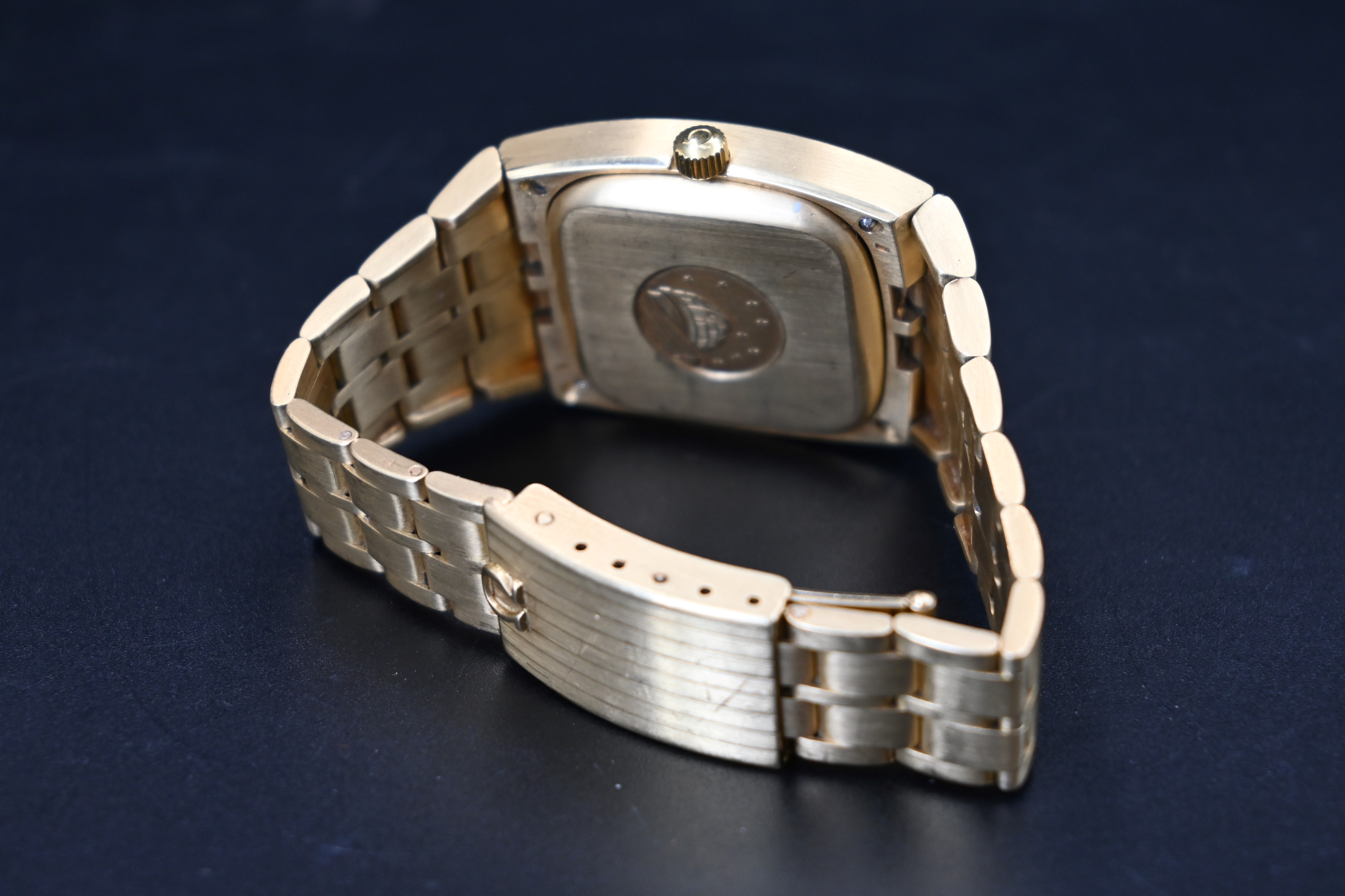Gentleman's 1970's 18ct gold Omega Constellation automatic wrist watch, on an 18ct gold Omega - Image 5 of 5