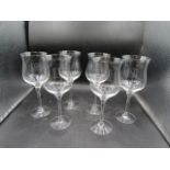 set 6 large wine glasses