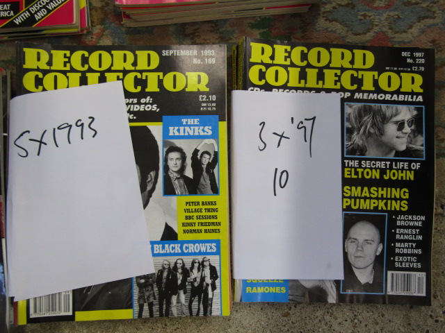 Record Collector magazines in 2 crates ranging from 1980-2000's - Image 7 of 10