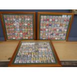 Wills framed F.A cigarette cards and John Players cricketers