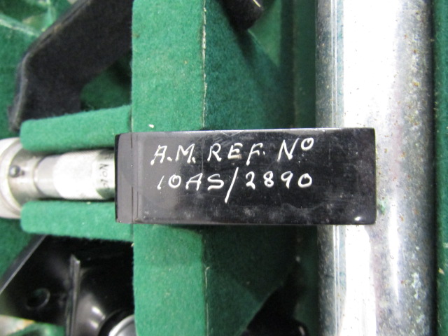 An Air Ministry Decca Radar test bench in a teak box. 1950's? - Image 6 of 8