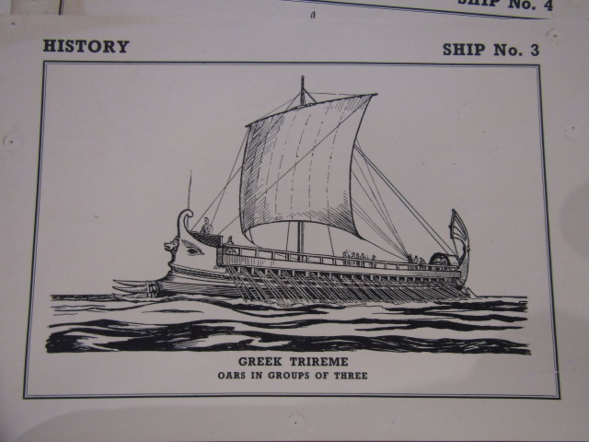 Vintage education prints History Viking ships  (15) Religious Instruction - 8 charts and 3 maps an - Image 7 of 32