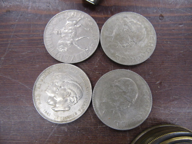 German compass, pocket watches and whistles plus Churchill crowns - Image 6 of 6