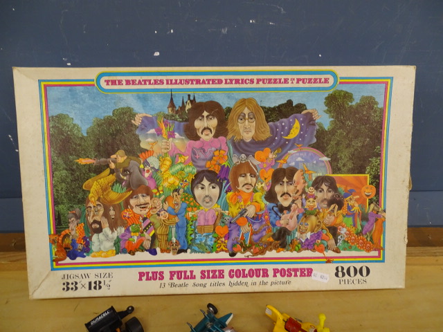The Beatles jigsaw puzzle, Corgi Yellow Submarine toy and Dinky JOE 90 car etc - Image 2 of 5