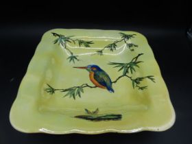 Carltonware iridescent kingfisher dish24cm dia