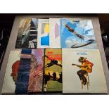 Collection of 10 Rock LP's to inc Genesis Santana Jimi Hendrix Vangelis etc