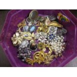 Vintage brooch collection