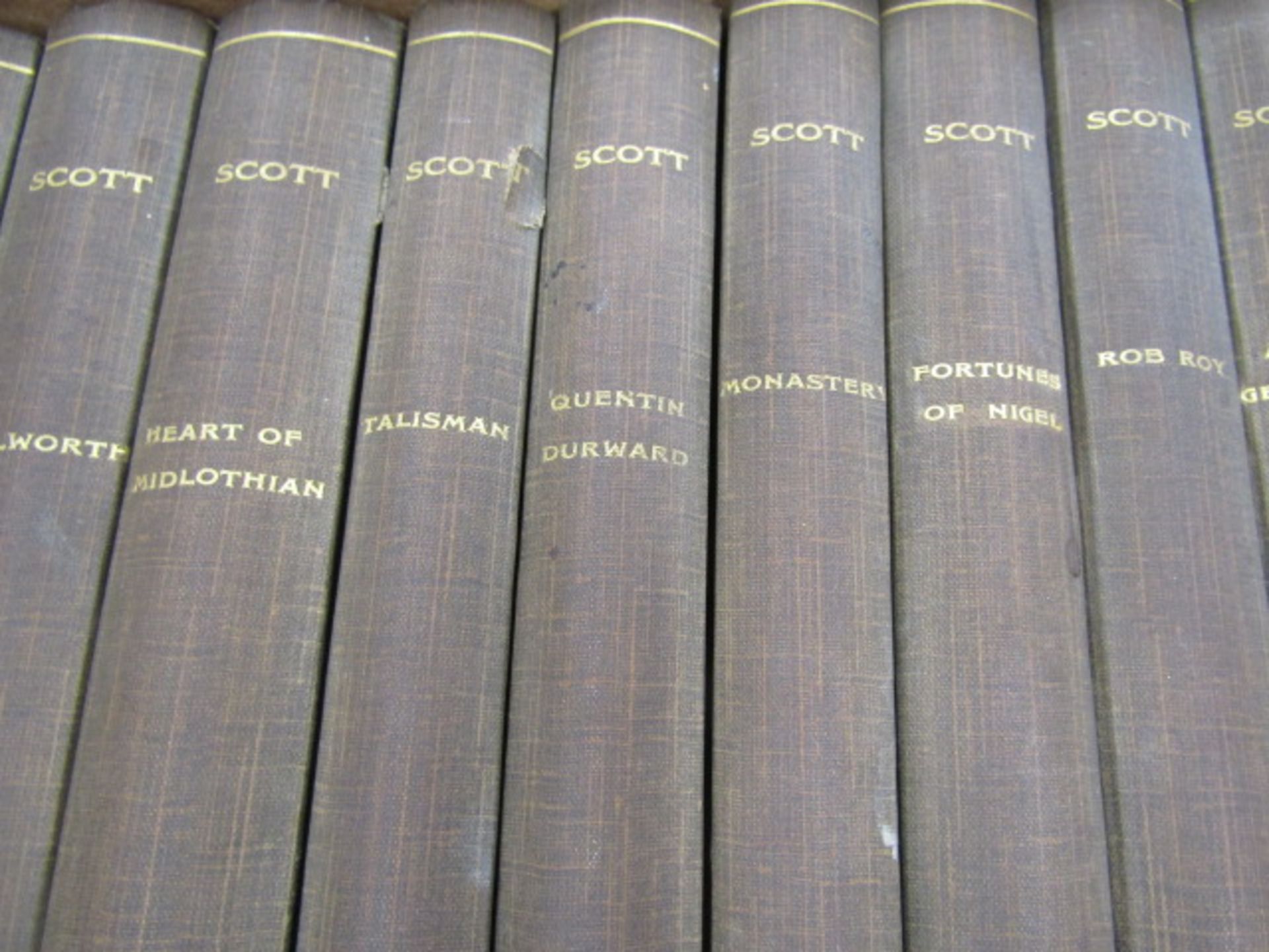 Waverley  novels, Walter Scott  set dated 1800's - Image 3 of 12