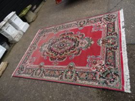 Large red rug 190cm x 290cm approx