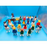 Large Collection of Geobra Play Mobile Figures most are 1974 originals