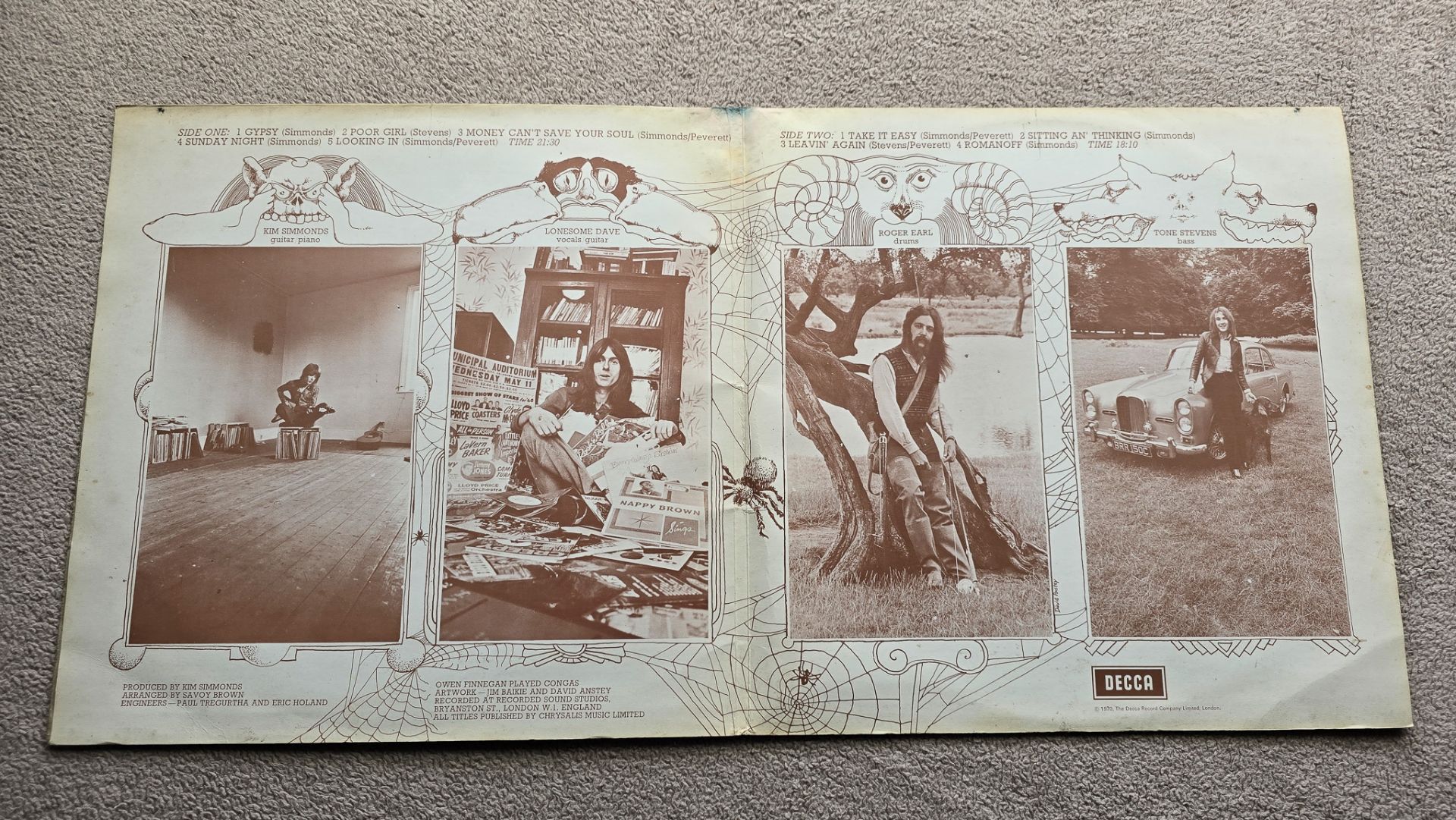 Savoy Brown ‎– Looking In Rare Original UK 1970 Decca Vinyl LP - Image 3 of 7