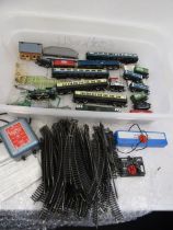 Hornby train set with train and carriages