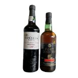 Two bottles of port to include: 2007 Fonseca Porto 20%vol 75cl Port Deli Job Tawny 19.5%vol 75cl