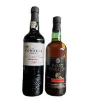 Two bottles of port to include: 2007 Fonseca Porto 20%vol 75cl Port Deli Job Tawny 19.5%vol 75cl