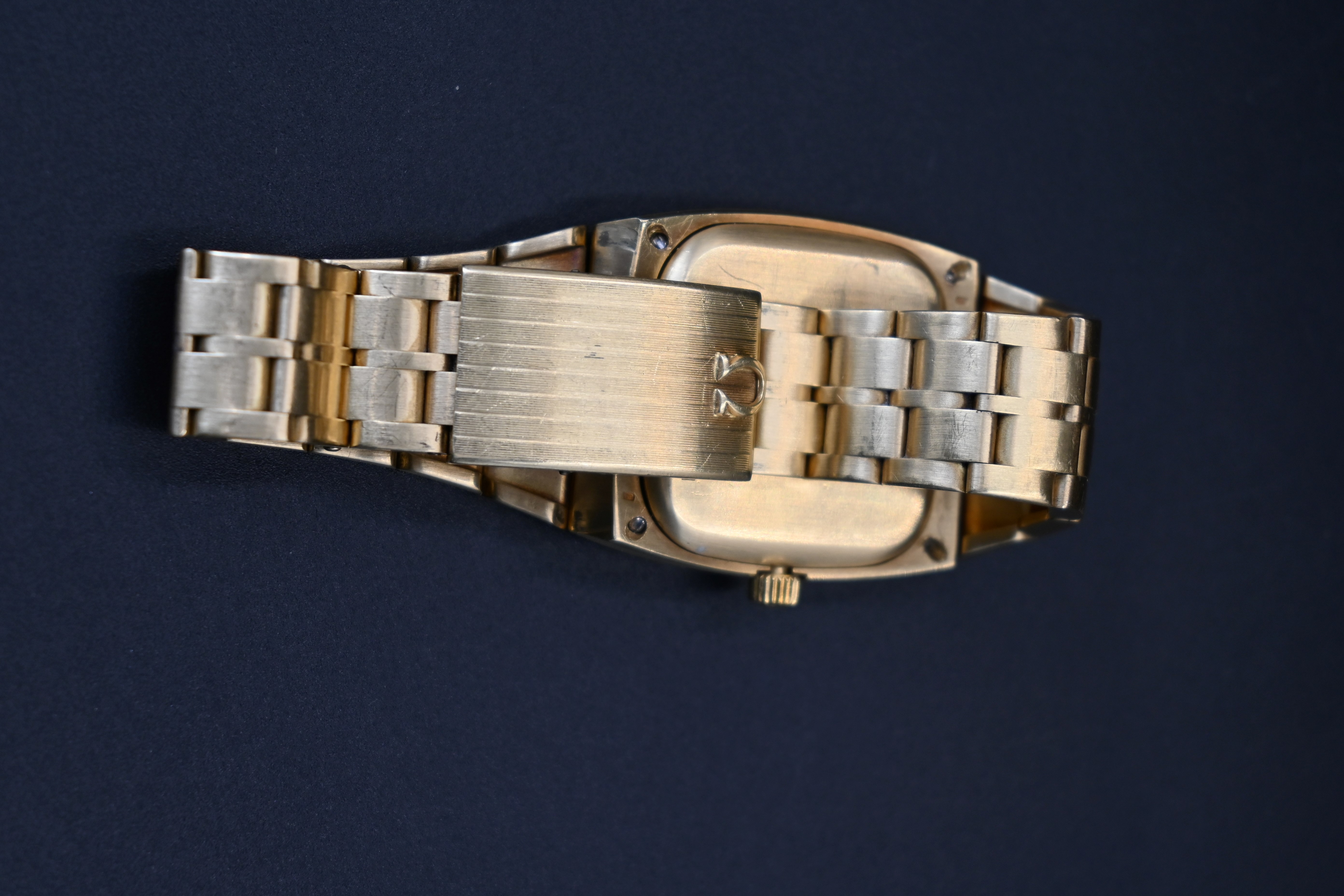 Gentleman's 1970's 18ct gold Omega Constellation automatic wrist watch, on an 18ct gold Omega - Image 4 of 5