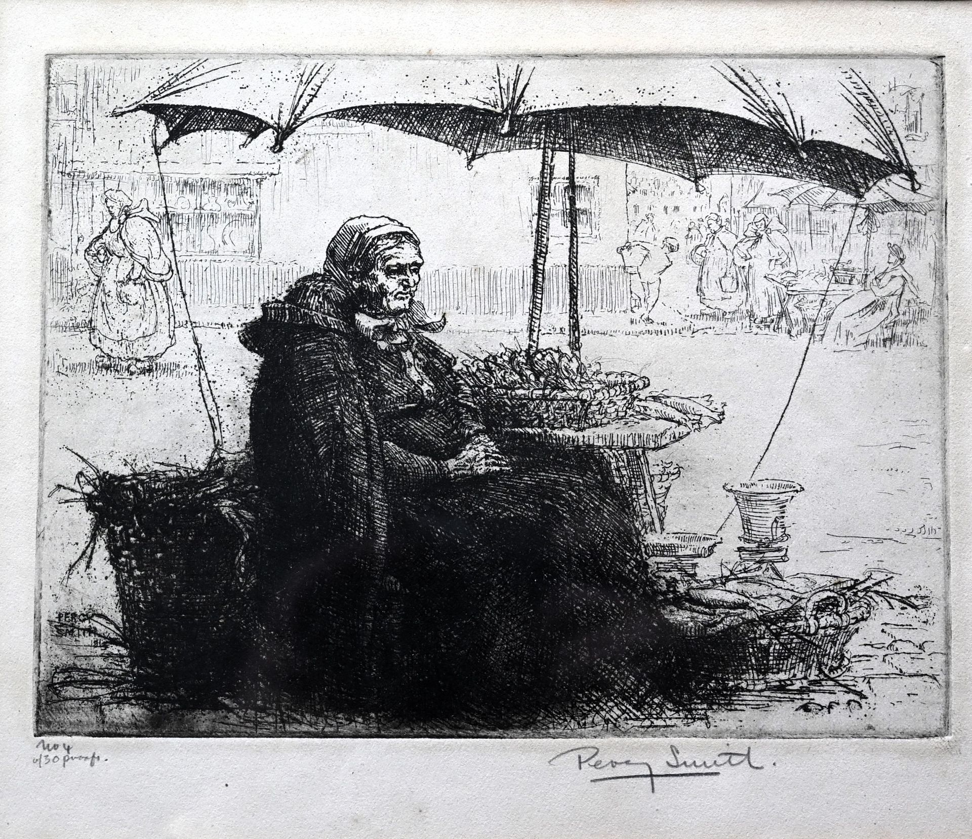 Smith (Percy John Delf, British artist-soldier, printmaker, calligrapher and book designer, 1882-