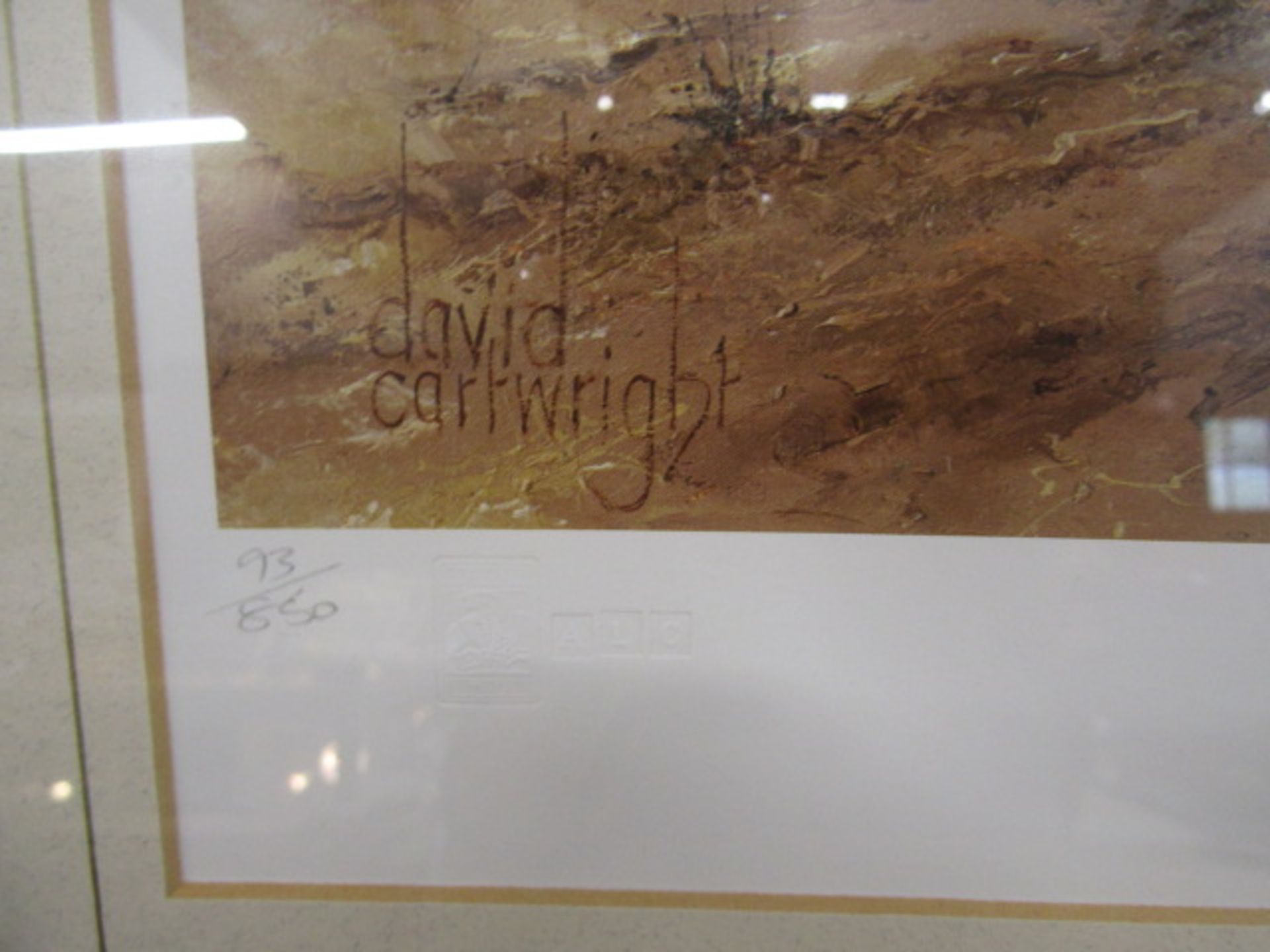 David Cartwright ltd edition prints signed in margin Battle of Trafalgar and The Chand of the - Image 7 of 9