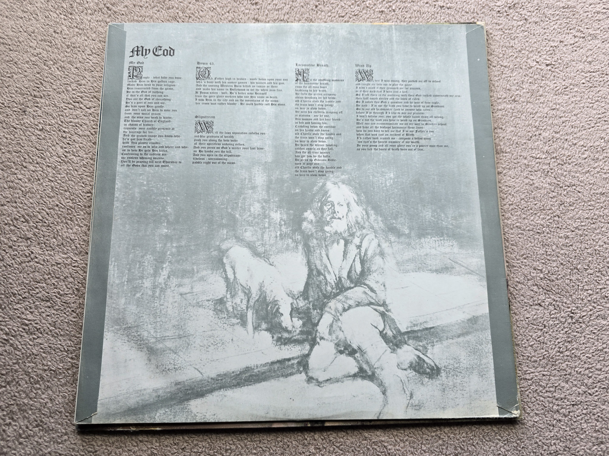 Jethro Tull – Aqualung Rare original 1st press vinyl LP Gatefold sleeve - Image 4 of 7