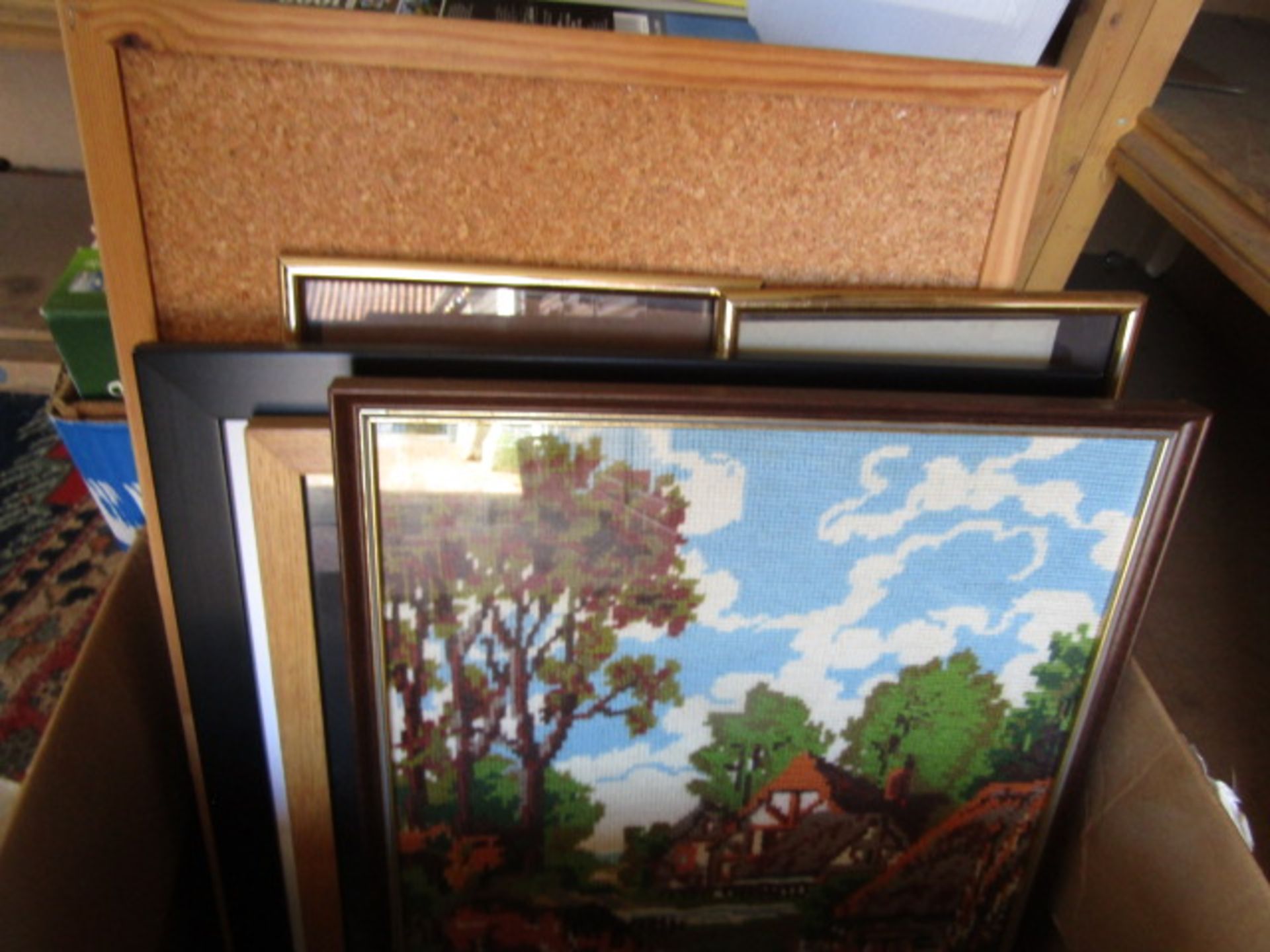 A box picture frames and a tapestry - Image 4 of 6