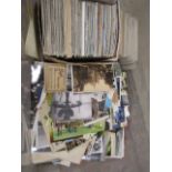 Crate FULL of various postcards