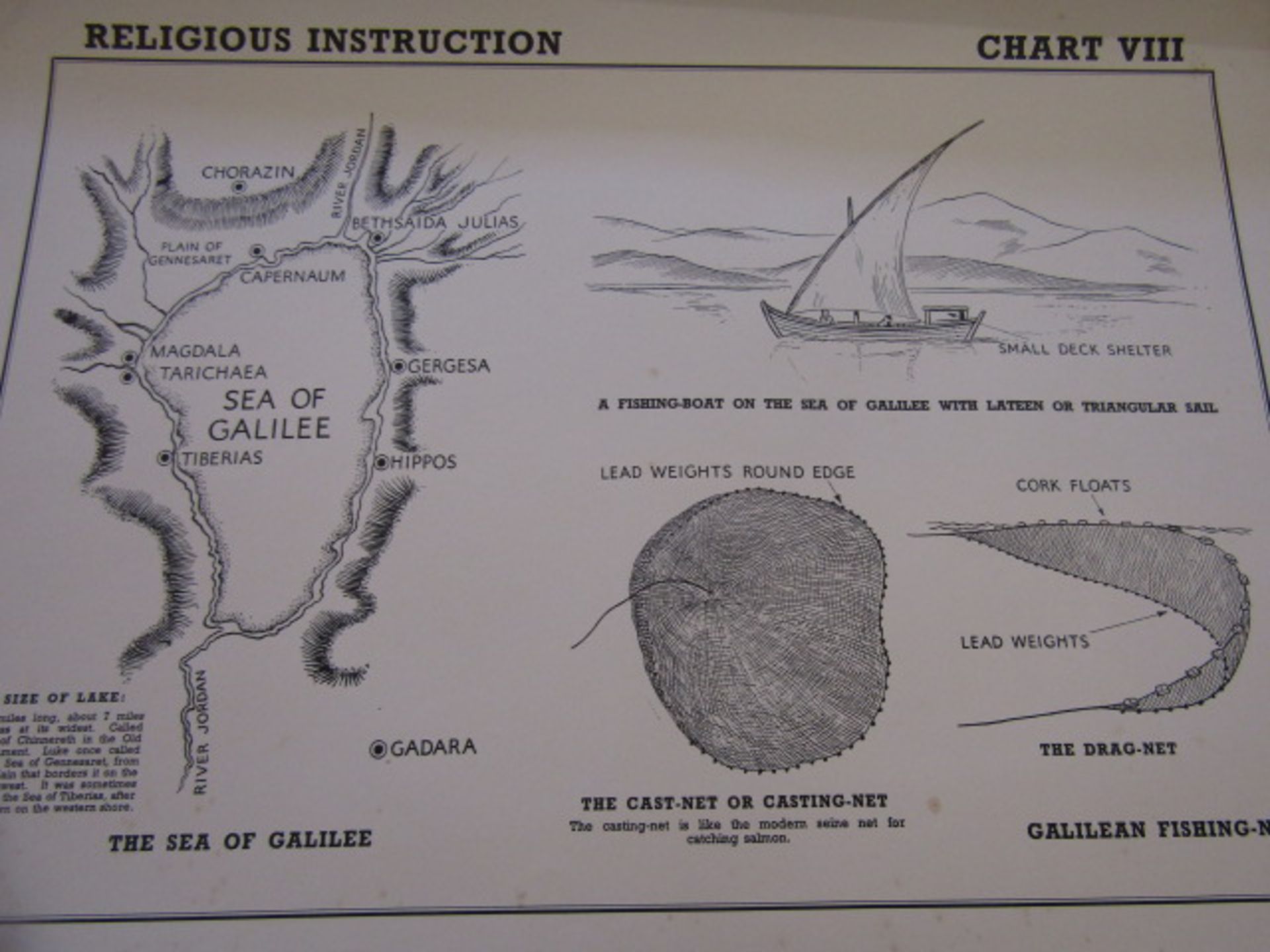 Vintage education prints History Viking ships  (15) Religious Instruction - 8 charts and 3 maps an - Image 30 of 32