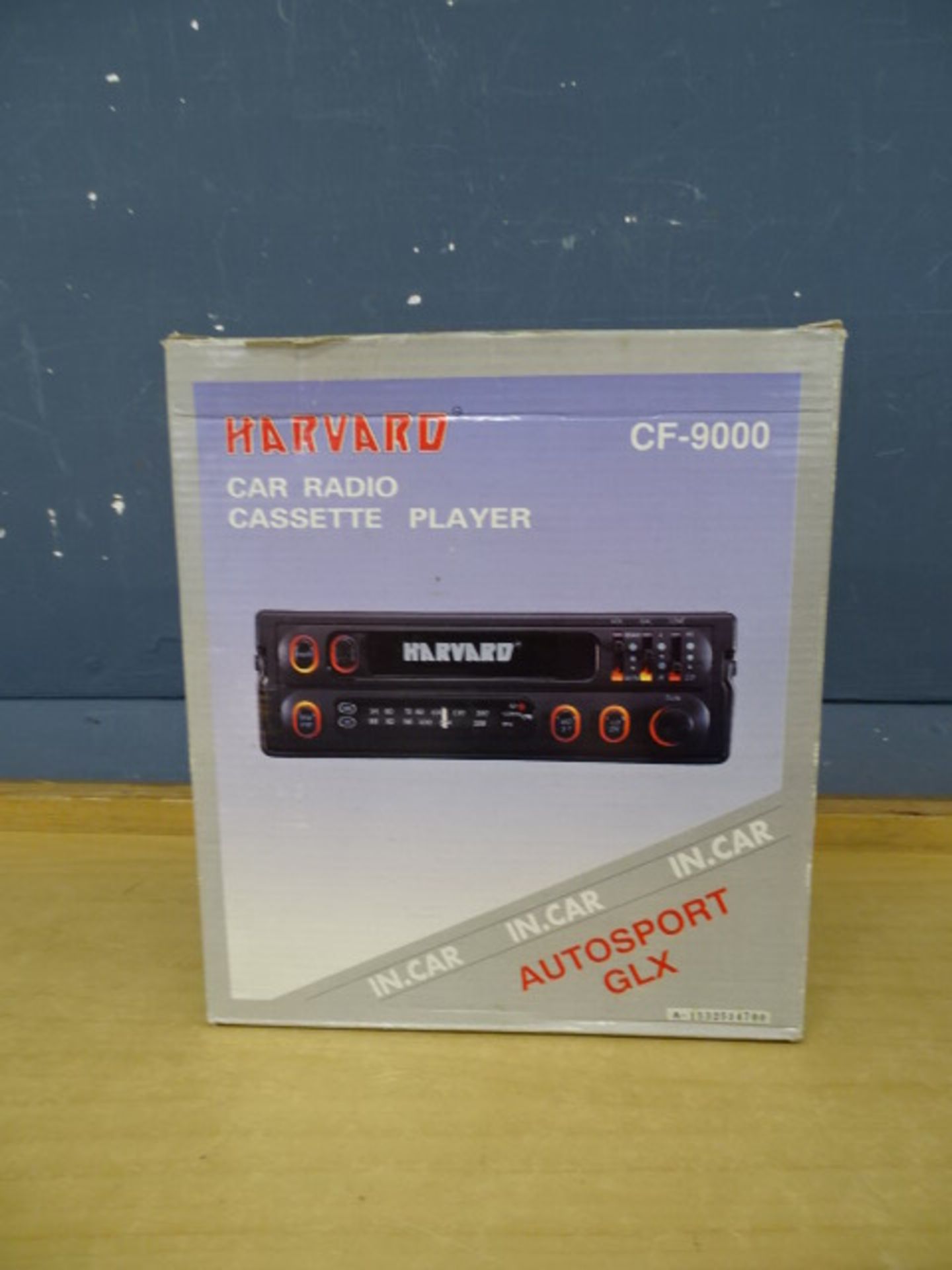 Boxed Harvard car radio cassette player and Olympus camera from a house clearance - Image 3 of 4