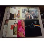 Collection of 10 Rock LP's to inc  Led Zepellin pink floyd Bloodwyn Pig Bob Dylan Joe Walsh  etc led