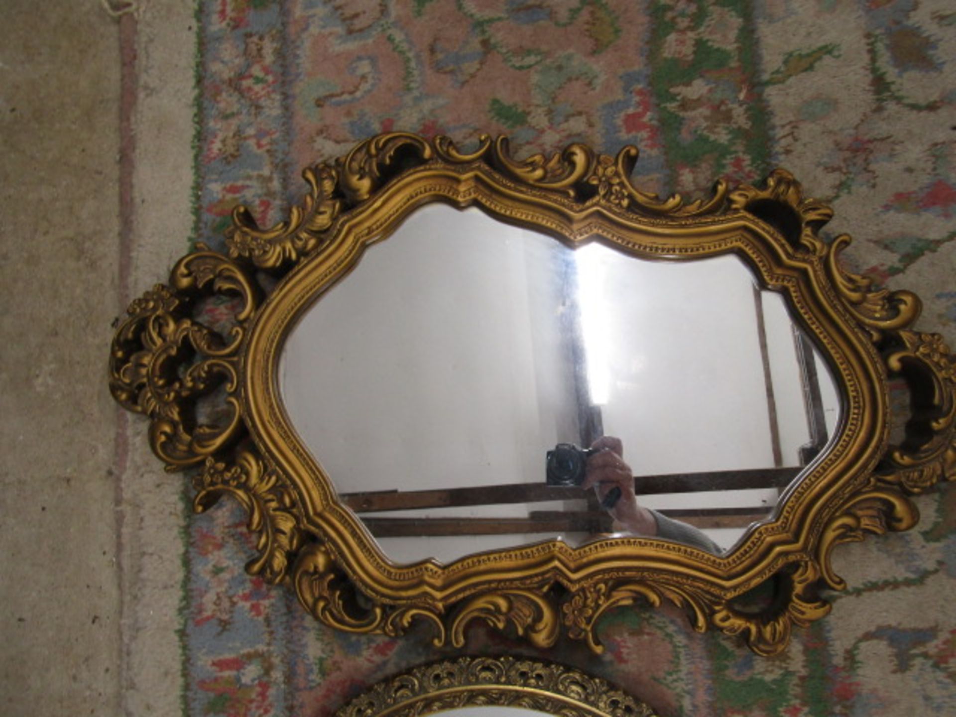 2 ornate mirrors - Image 2 of 5