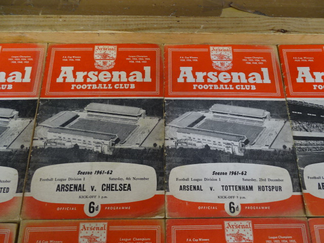 33 Mostly 1960's Arsenal football programs - Image 6 of 19