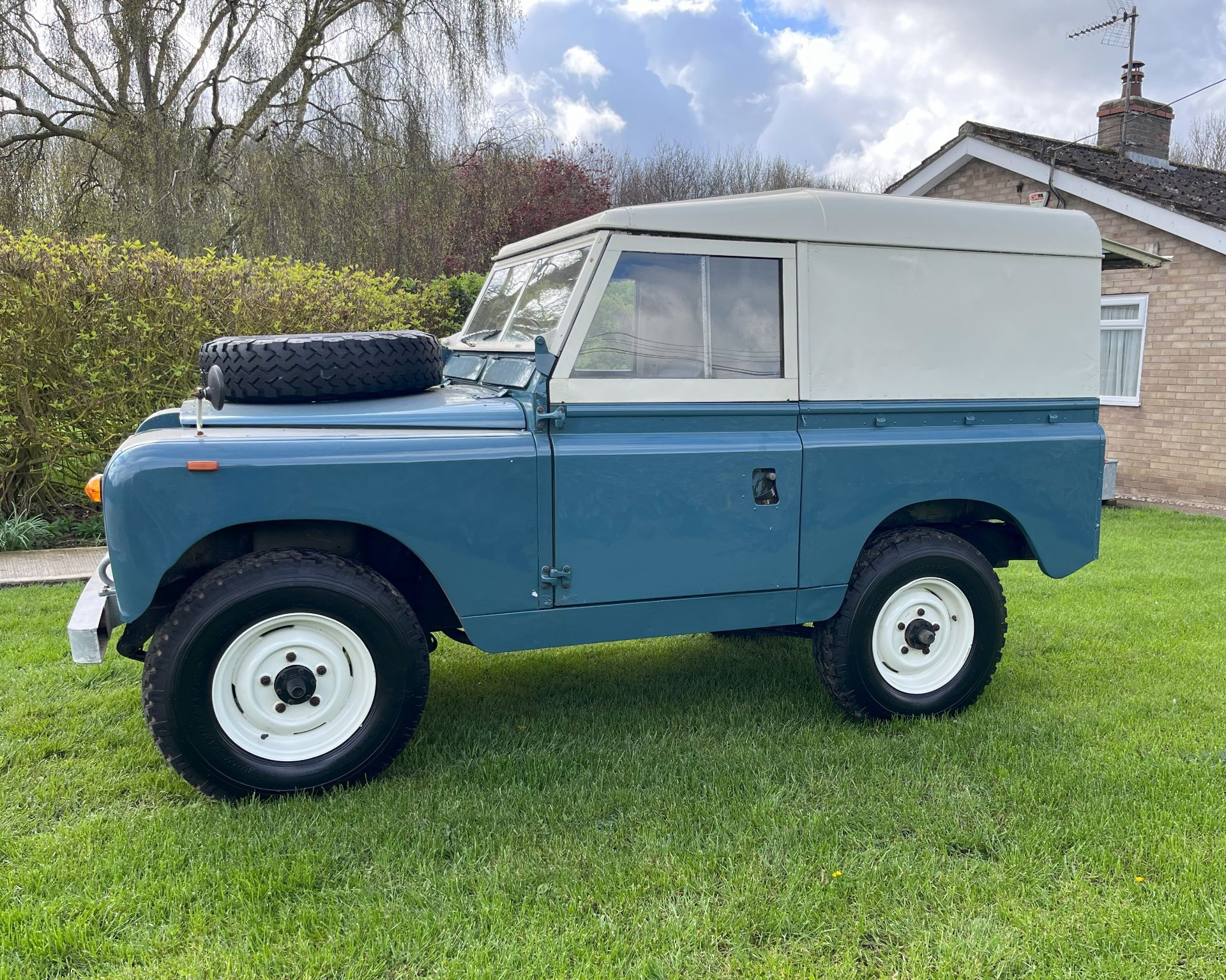1962 Land Rover 88 Series II, petrol 2.25 litre engine, blue with 64,078 showing on the milometer, - Image 13 of 14
