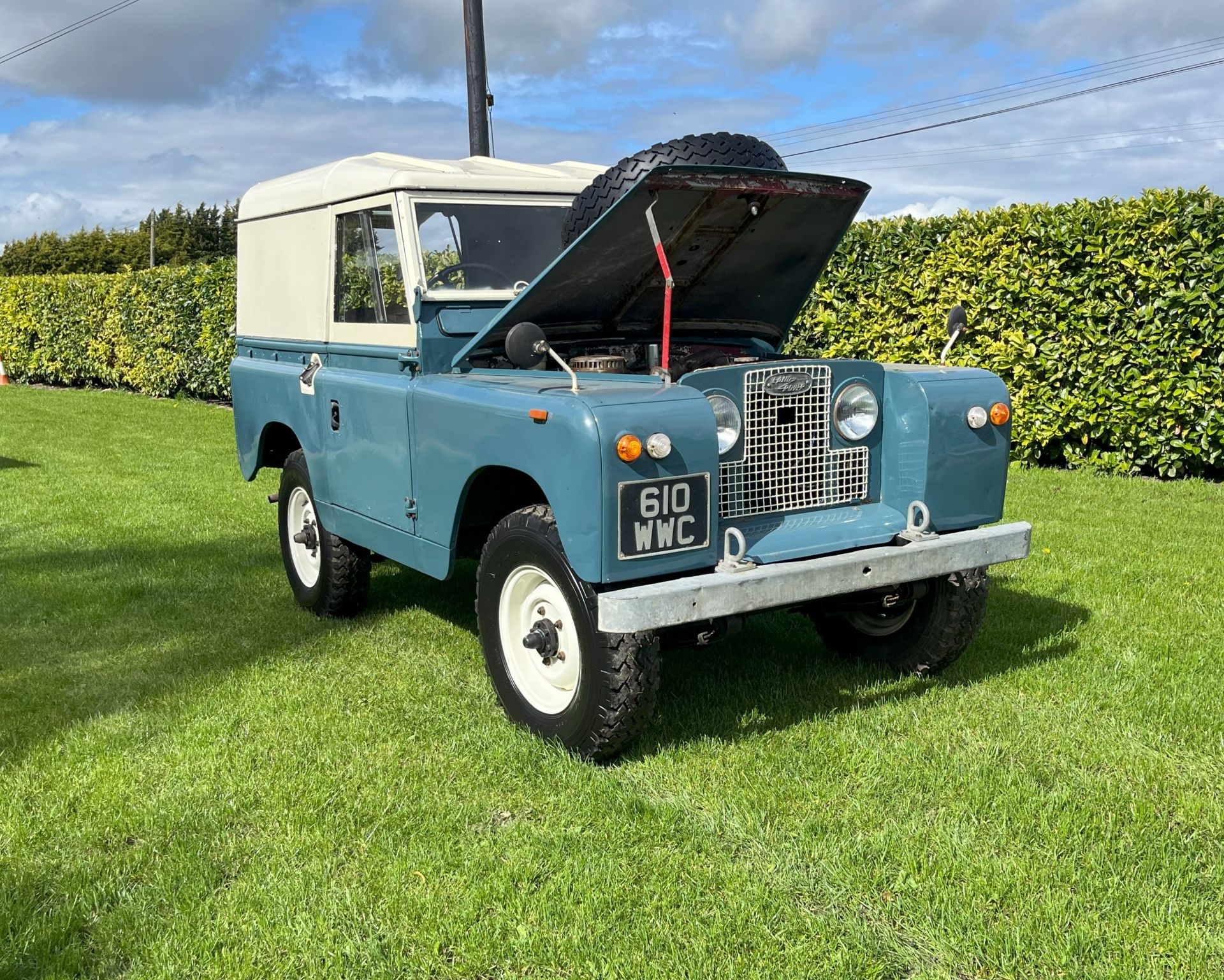 1962 Land Rover 88 Series II, petrol 2.25 litre engine, blue with 64,078 showing on the milometer, - Image 2 of 14
