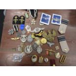 ** description change* Various Military insignia most REPRO