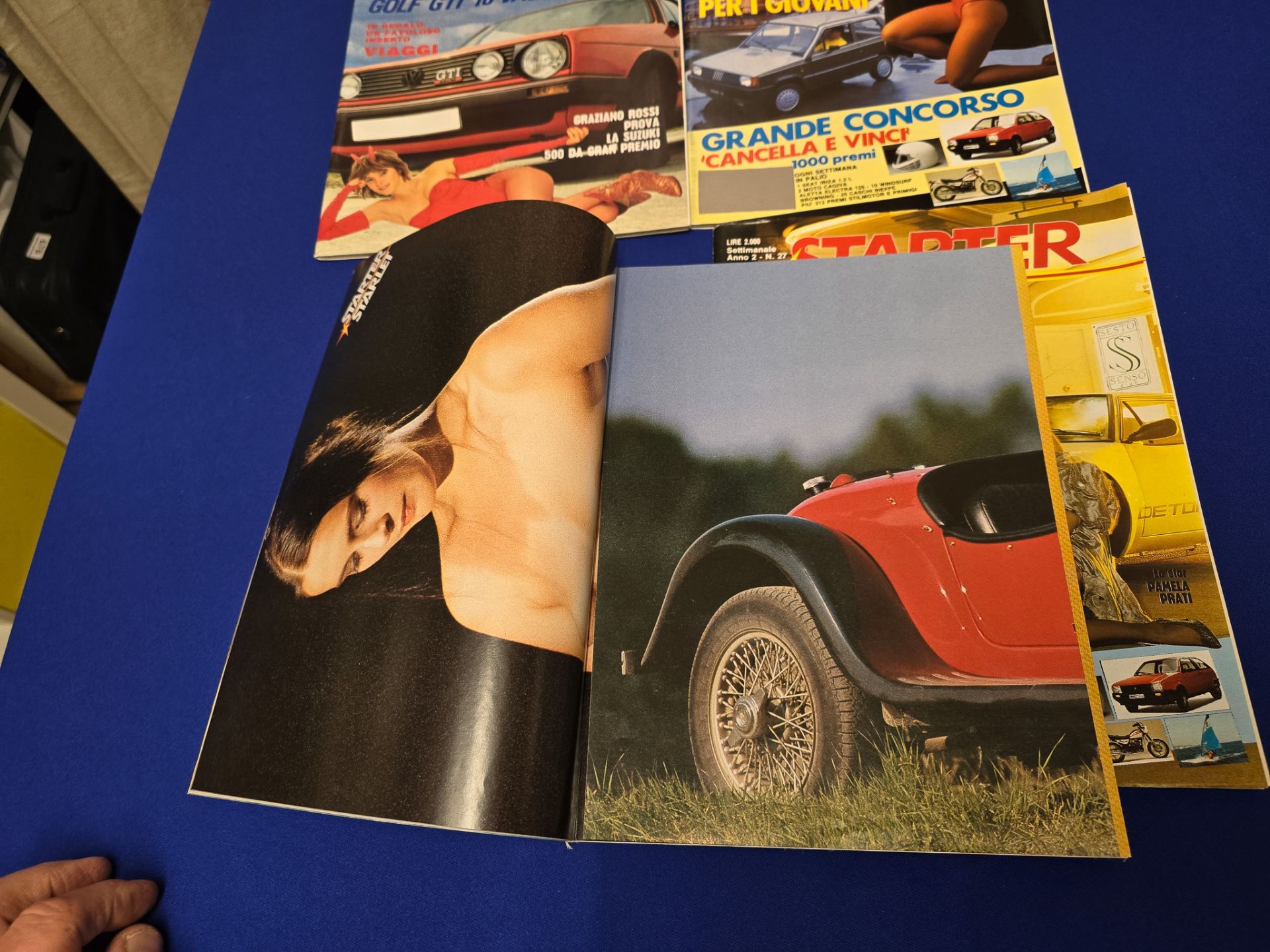 Large Collection of Starter Magazines Italian Cars and Glamour Ladies Ferrari alpha etc - Image 16 of 17