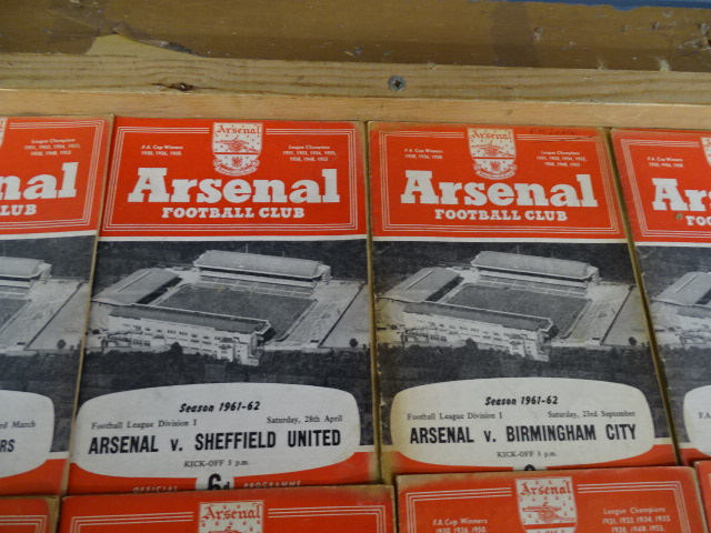 33 Mostly 1960's Arsenal football programs - Image 13 of 19