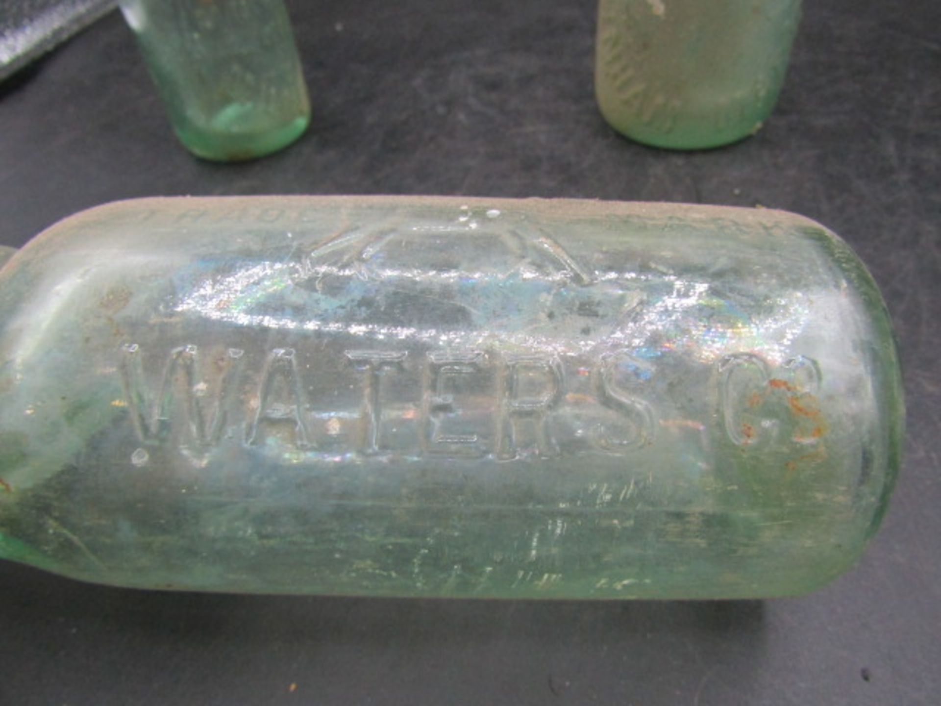 4 codd bottles inc green Ely brewery green codd bottle is in good condition- no chips or cracks etc - Image 5 of 6