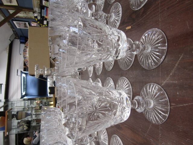 A suite Edinburgh crystal glasses, a decanter and 2 jugs, some part sets - Image 13 of 28