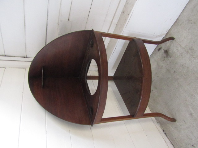 19thC mahogany wash stand - missing bowl