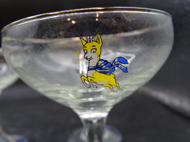 8 Babycham glasses - Image 2 of 3