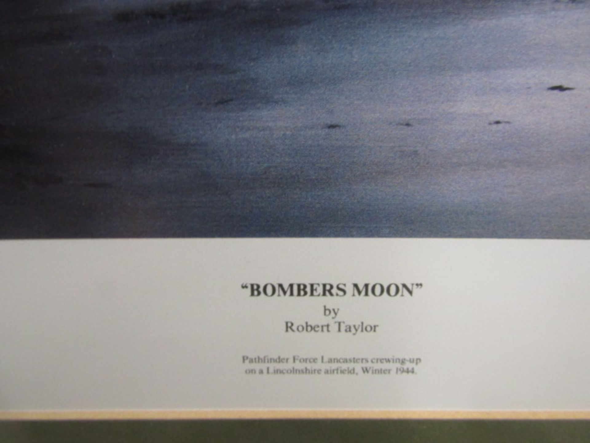 Robert Taylor 'Bomber's Moon' ltd edition print 726/850 pencil signed in margin72x52cm - Image 2 of 9
